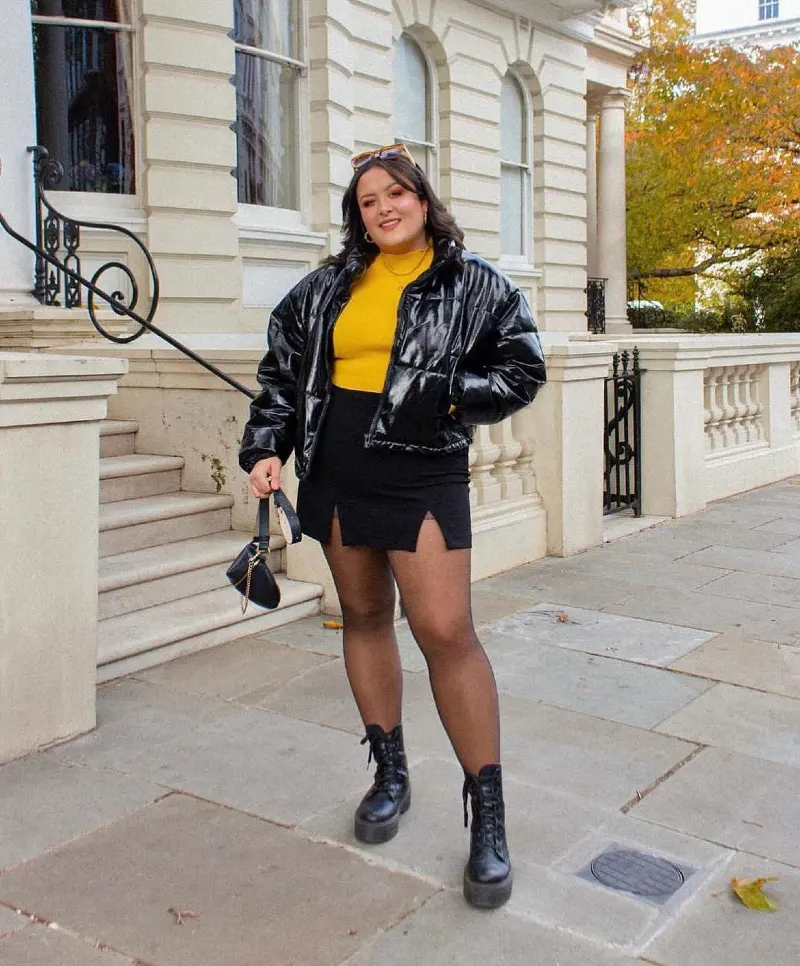 The Perfect Plus-Size Winter Street Style