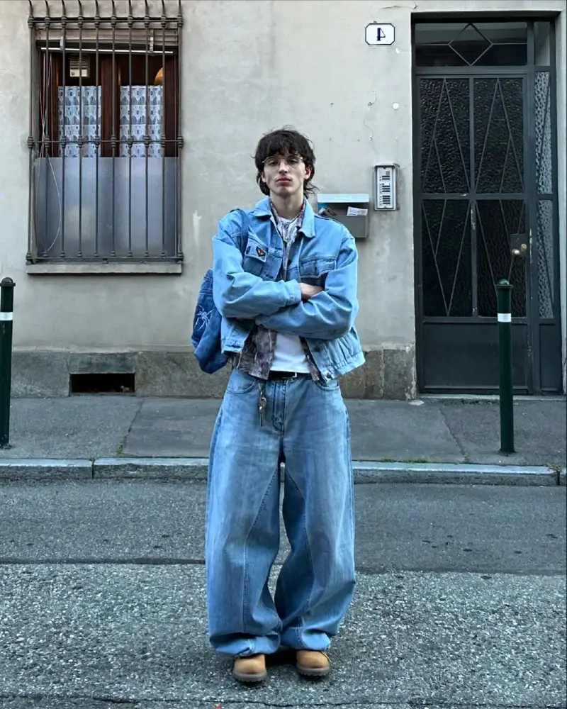 Ultra-Baggy Denim Jeans