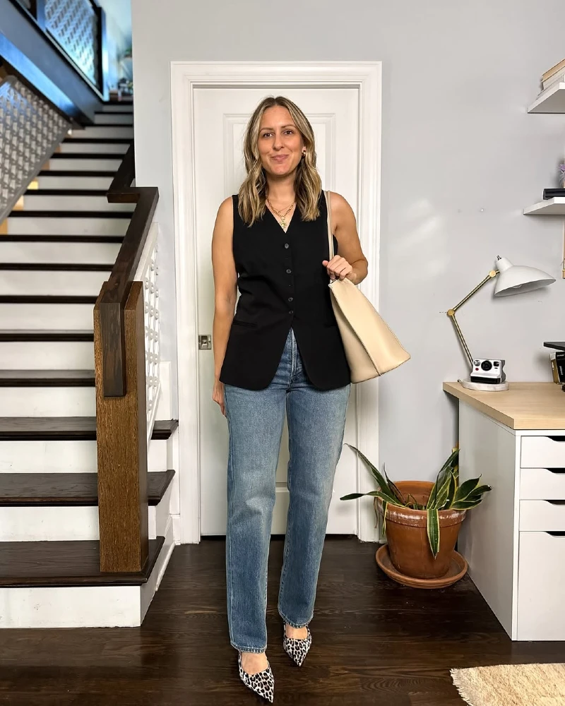 Chic Contrast Ensemble