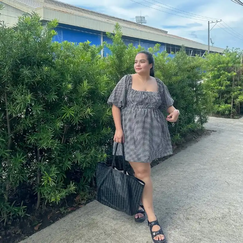 Chic Gingham Babydoll Dress