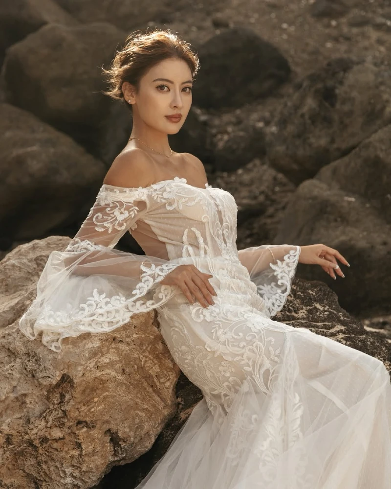 Ethereal Lace Bridal Gown