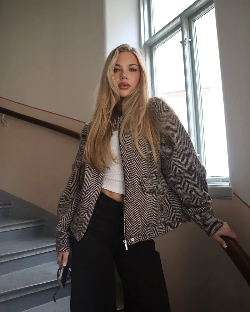 Herringbone Charm Jacket