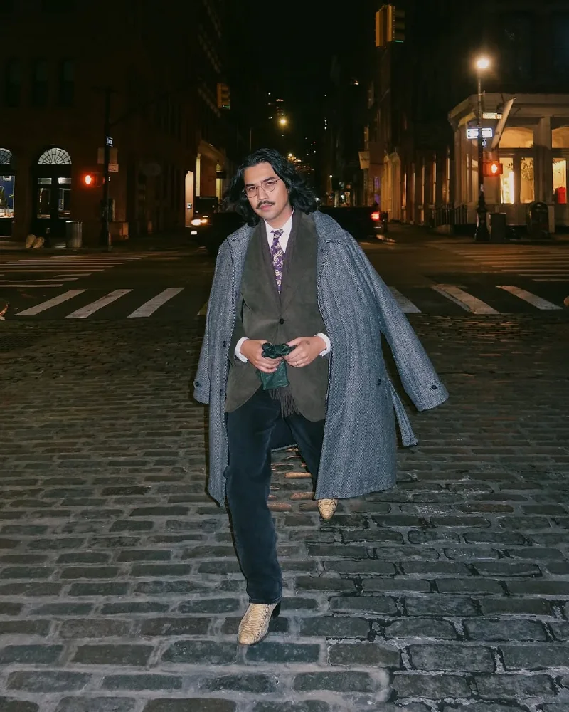Herringbone Overcoat