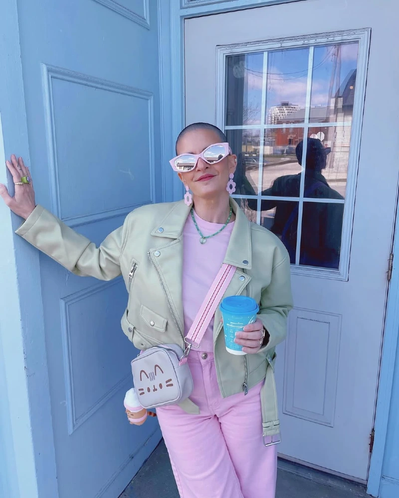 Mint Breeze Moto Jacket