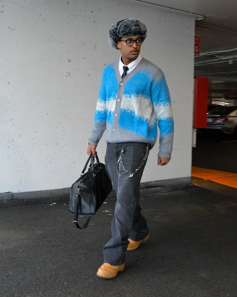 Pattern Clash Cardigan