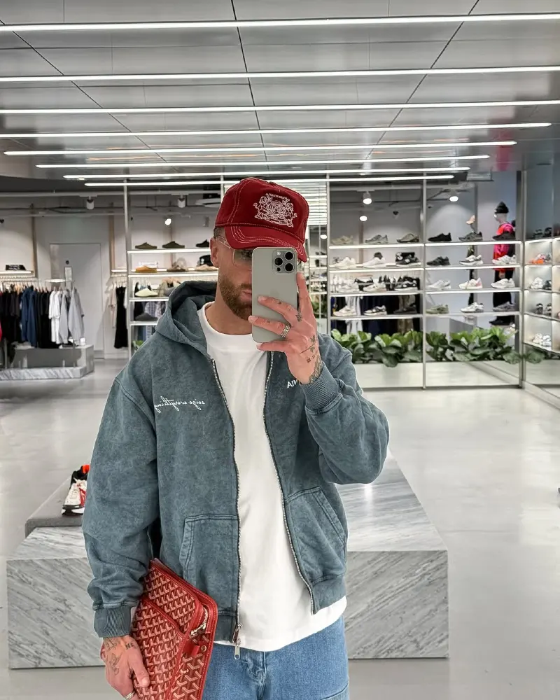 Stonewashed Bomber Jacket