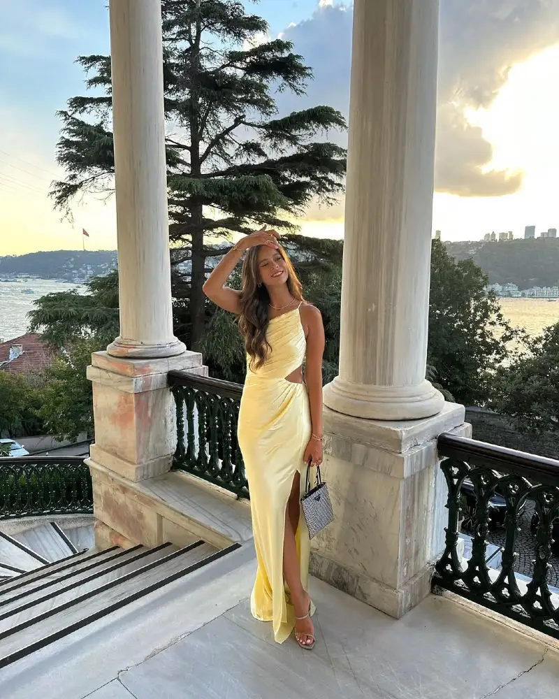 Sunshine Asymmetric Gown