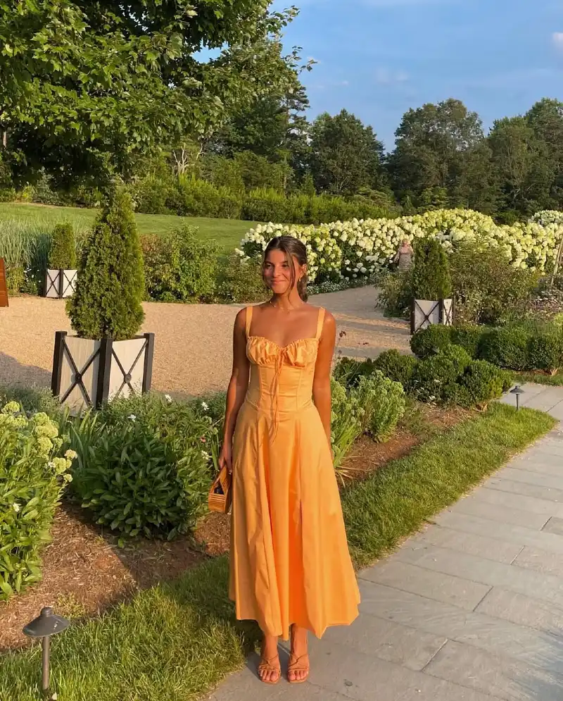Tangerine Dream Corset Dress