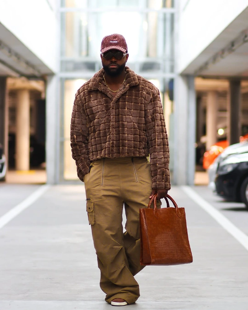 The Textured Fur Bomber